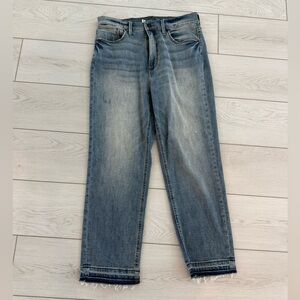 Whetherly Pierce High Rise Straight Leg Distressed Jeans